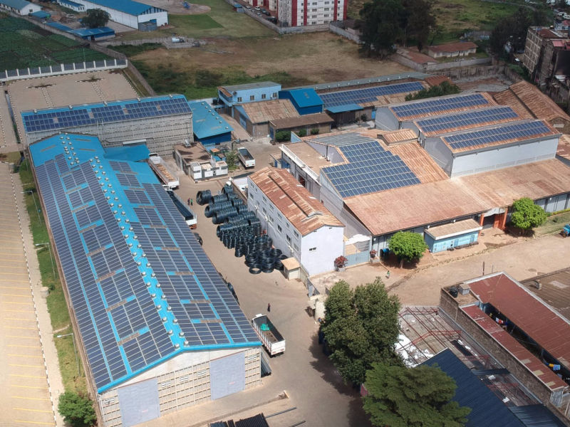 0.5 MW grid-tied | 8 days, Danco Plastics, factory, Kenya