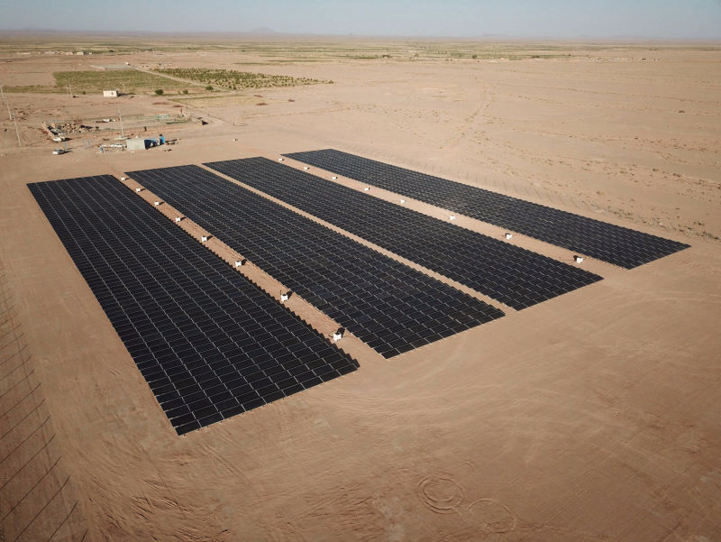 1 MW grid-tied | 5 days, SATBA, grid-supply, Iran